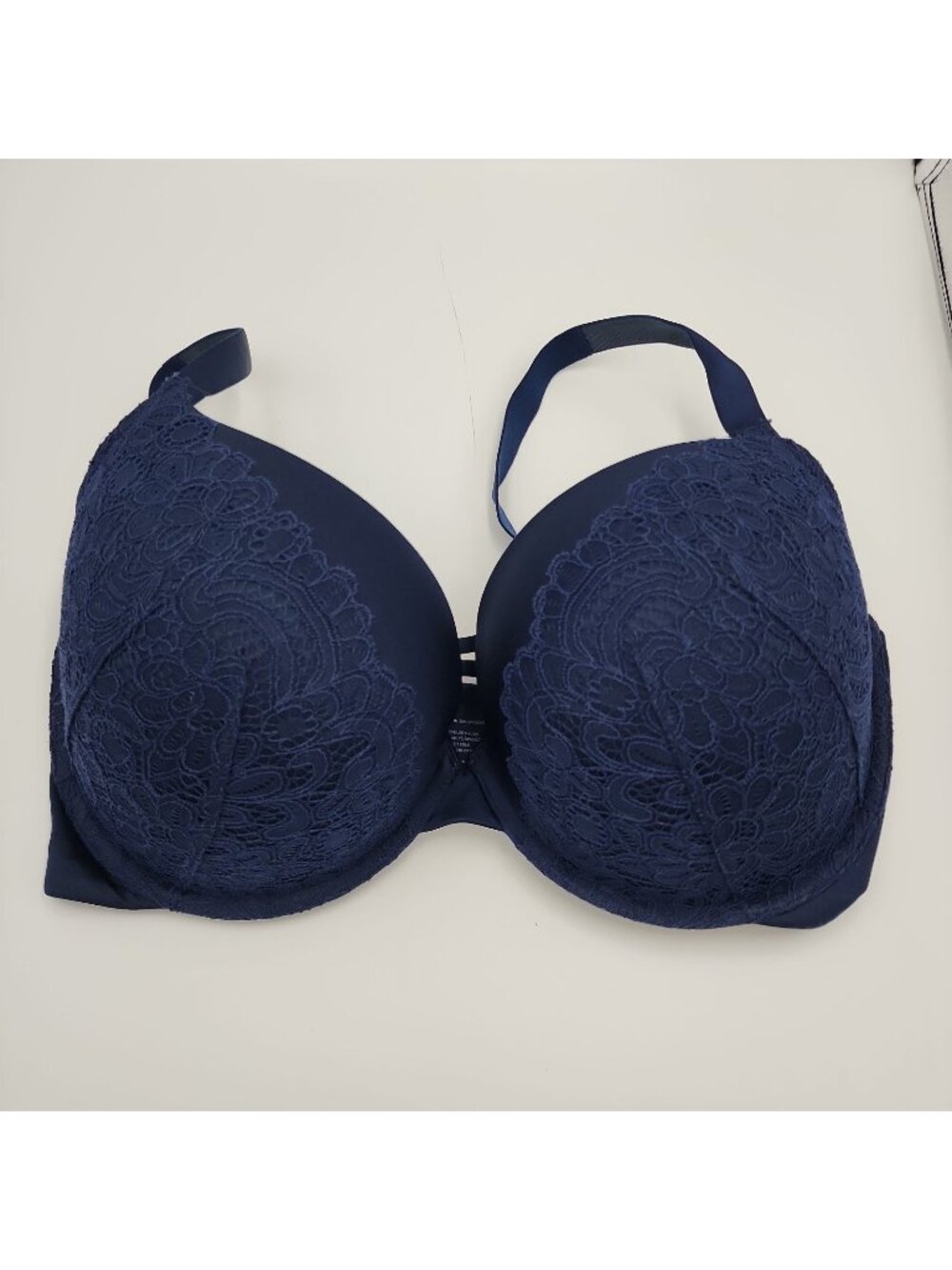 Soma Stunning Push Up Bra 38G Navy Blue Underwire Padded